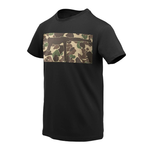 Helikon - T-shirt Grease Gun - Cotton - Black - TS-GGN-CO-01