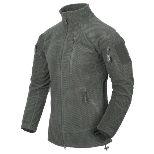 Helikon - Alpha Tactical Grid Fleece Jacket - Foliage Green - BL-ALT-FG-21