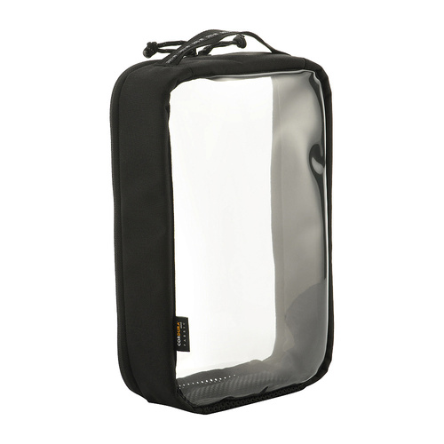 M-Tac - Elite Large Clear Pouch - 30 x 19 cm - Black - 10147002-L