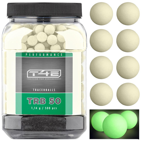 Umarex - T4E Performance TRB Tracer Rubber Balls Cal. .50 - 500 pcs. - Fluorescent - 2.4493