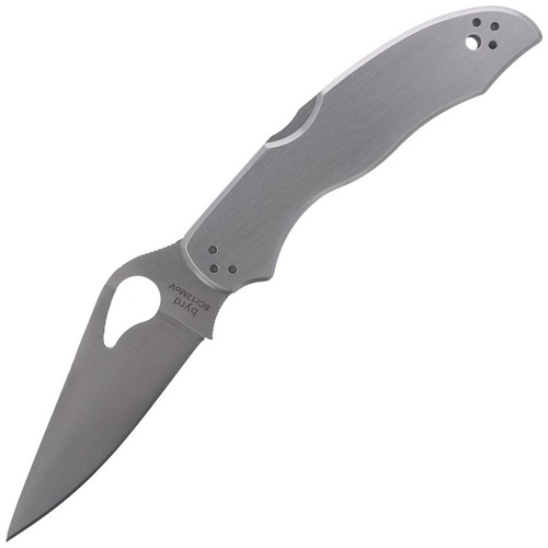 Spyderco - Folding Knife Byrd Harrier 2 - Stainless Steel Plain - BY01P2