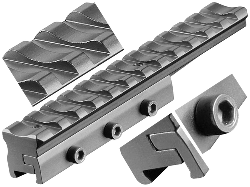 Umarex - Mounting Rail Dovetail to Picatinny Adapter - Black - 2.1650