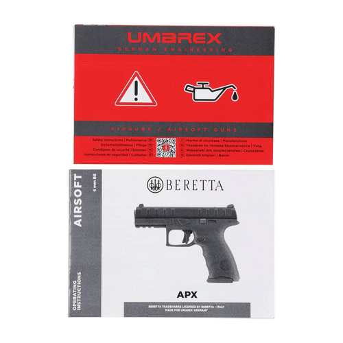 Umarex - Replica ASG Pistol Beretta APX RDO 6 mm - BB Gas - Black - 2.6515