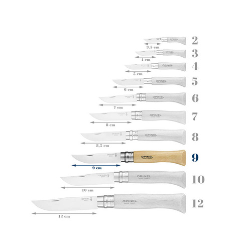 Opinel - Knife N°9 VRI - Inox