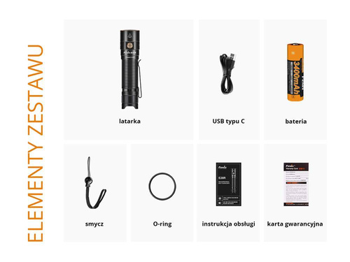 Fenix - Rechargeable LED Flashlight E28R - 1500 lm