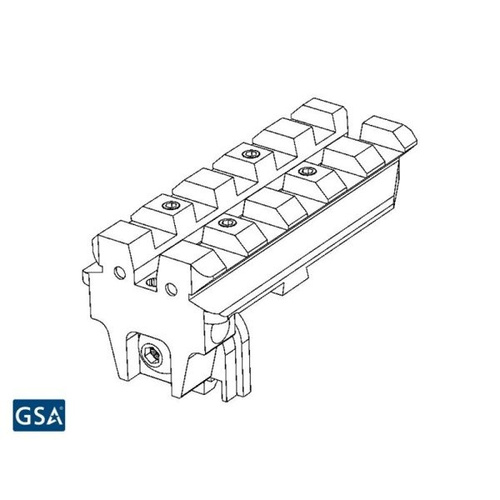 Strike Industries - Rear Sight Mount Rail - G17/18 - Black - SI-GSR