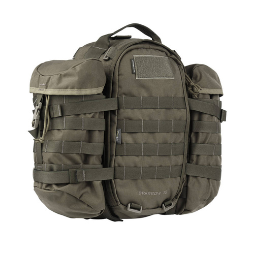 WISPORT - Sparrow 16 backpack with two side pockets - 16 + 10 l - RAL 7013.