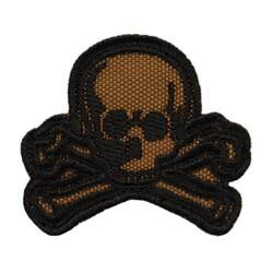 M-Tac - Old Skull Patch - Fabric - Black/Coyote - 51132502