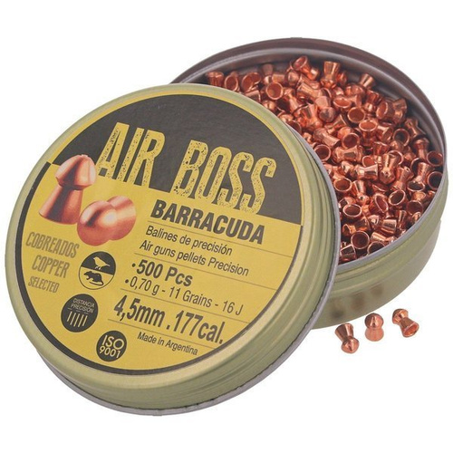 Apolo - Air Boss Barracuda Copper Airgun Pellets - .177 / 4.52 mm - 500 pcs - E30002-2