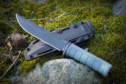 Ka-Bar - Fixed Blade Knife Dust I 6,125″ - Clip Point - D2 - Green - 6100