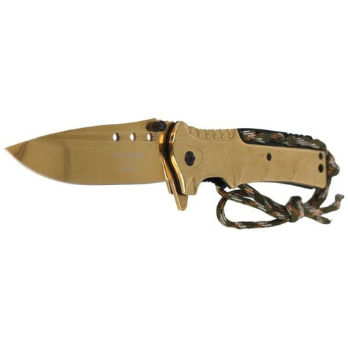 Herbertz Solingen - Golden Drop Point Folder Knife - 567112