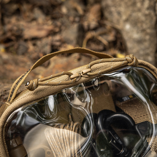 M-Tac - Elite Large Clear Pouch - 30 x 19 cm - Coyote - 10147005-L