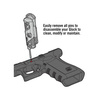 Real Avid - 4-in-1 Tool For Glock Pistols - Black - AVGLOCK41