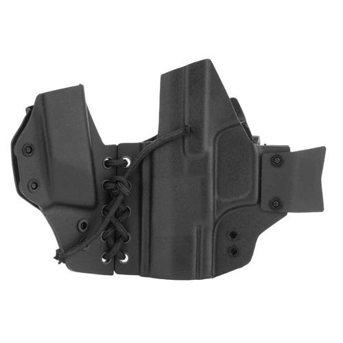 DOUBLETAP GEAR - Appendix Elastic IWB Kydex Holster for Walther P99 and Magazine - Black