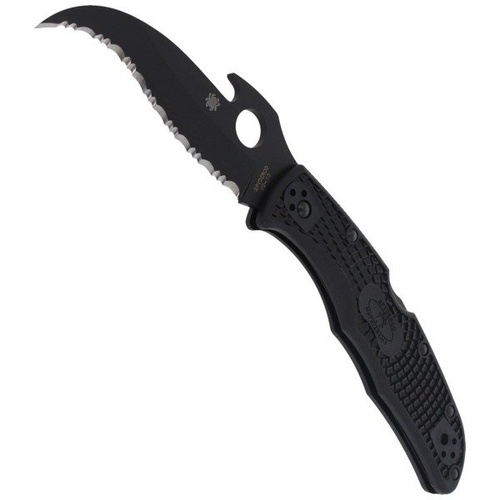 Spyderco - Matriarch™ 2 FRN Emerson Opener Black Blade Knife - C12SBBK2W