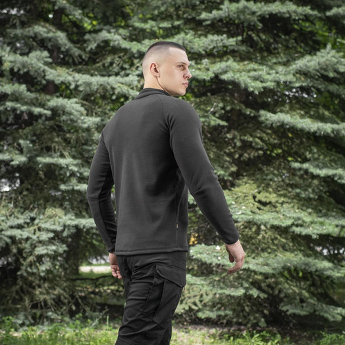 M-Tac - Military Fleece Delta Polartec Cardigan Raglan - Black - 70022002