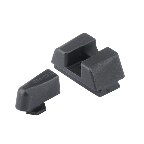 TruGlo - Tritium-X Night Sights - Glock 17/19 - Low - White outline - TG231G1XW