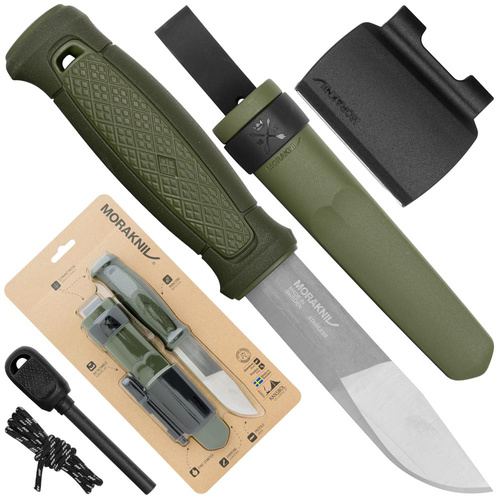 Morakniv - Survival Knife Kansbol with survival kit - Green - 13912