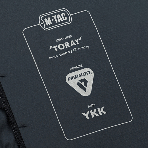 M-Tac - Puffer Jacket Jarl - Nylon - Primaloft - Dark Navy Blue - 20544006