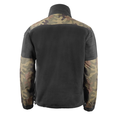 Texar - Grom Fleece Jacket - Black / PL Camo - 03-FLG-CO