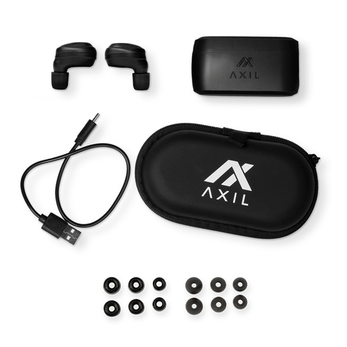 Axil - Active Ear Protectors XCOR Pro - Bluetooth 5.2 - Black - XCOR-P-E