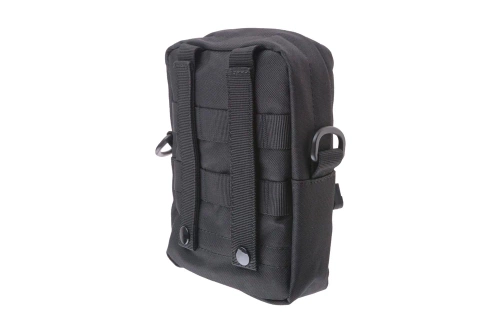 GFC Tactical - Cargo Pouch With Pocket - Nylon - Black - GFT-19-018856