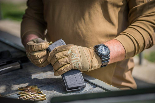 Helikon - Range Tactical Gloves Hard® - PenCott WildWood / Coyote - RK-RNG-PO-4511A