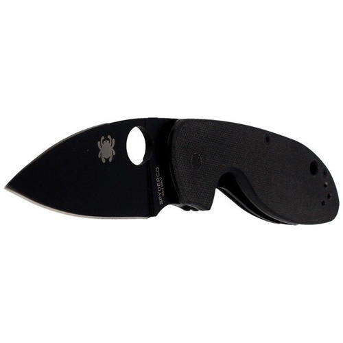 Spyderco - Efficient™ G-10 Black / Black Blade PlainEdge™ Knife - C216GPBBK