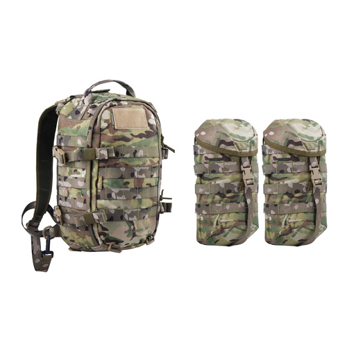 WISPORT - Sparrow 16 backpack with two side pockets - 16 + 10 l - Multicam.
