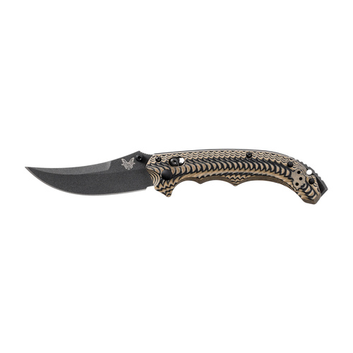 Benchmade - Folding Knife EDC Mini Bedlam - CPM-S90V - Black/Coyote/OD - 865BK-01