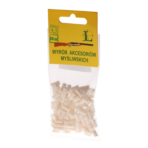 Łuszczek - Felt Wipers for Air Guns - 4,5mm - 100 pieces - 4-004 - 4,5