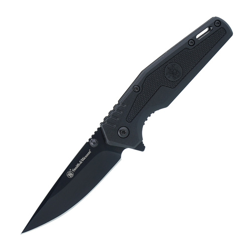 Smith & Wesson - SWAT Spring Assisted Folding Knife - 7Cr - Black - 1209513