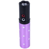 Paralyseur - Lipstick Stun Gun with Flashlight - 2 Million Volts - 120 lm - Violet - 1202-PI