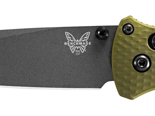 Benchmade - 537GY-1 Bailout Folding Tactical Knife - CPM-M4 - Green - 537GY-1