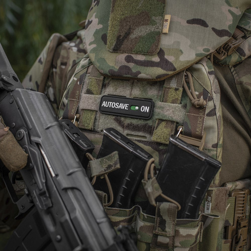 M-Tac - Morale Patch Autosave PVC - 3D - Black - 51116702