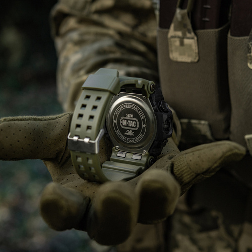 M-Tac - Tactical Watch 2037 - LED - 5 ATM - Green - 50007001