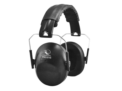 RealHunter - Passive Earmuffs - 20 NRR - Black - 258-014