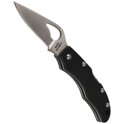 Spyderco - Byrd Finch™ 2 G-10 Black Knife - BY11GP2