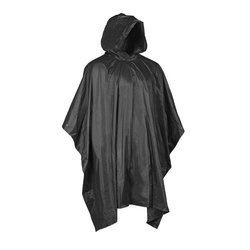 Mil-Tec - Lightweight Rain Poncho - PVC - Black - 10628502