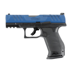 Walther - T4E PDP Compact 4" RAM Pistol - Cal .43 - Black / Blue - 2.4555