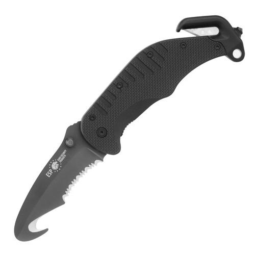 ESP - Rescue Knife Hook Blade - Black - RK-02