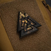 M-Tac - 3D PVC Valknut Patch - Black / Coyote - 51161205