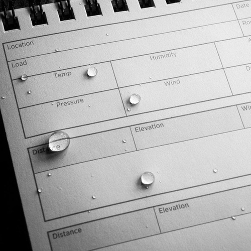 Rite in the Rain - All-Weather DOPE Logbook - 4 x 6" - D746 - Black