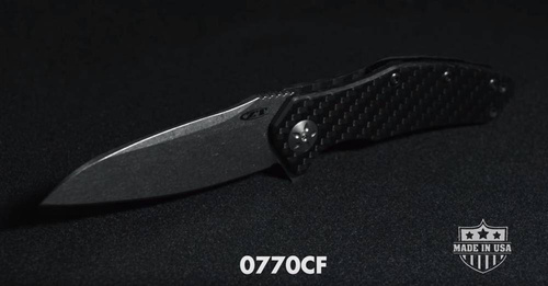 Zero Tolerance - Folding Knife ZT 0770CF - CPM S35VN - Black - 0770CF