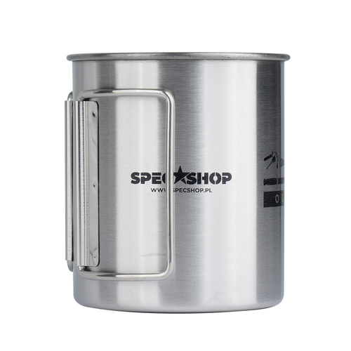 SpecShop.pl - Steel Mug - 450 ml - Silver