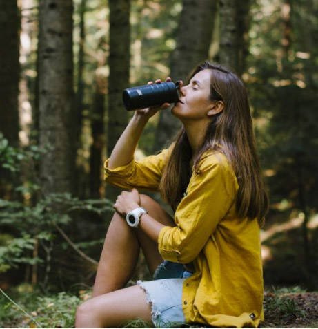 Esbit - Majoris Thermo Mug Flip Top - 450 ml - Black - MGF450TL-DG