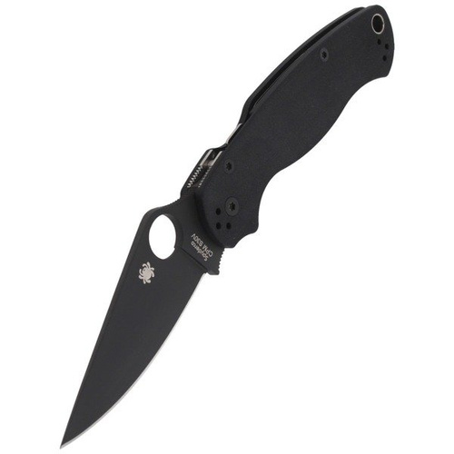 Spyderco - Para Military™ 2 G-10 Black / Black Blade Knife - C81GPBK2