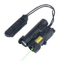 Holosun - Laser Target Indicator Iris-4 with Flashlight - Aluminum - Green - IR - Black - IRIS-GR4