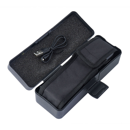 Electro Max - Pro Shock Stun Gun With Flashlight - 5,000,000 V - Black - EM12