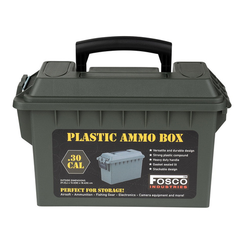 Fosco Industries - Ammo Box .30 cal - 4.5 L - Polymer - Green - 465203